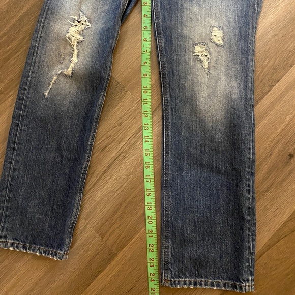 DIESEL Sz / W23 L32 Angel Distressed Regular Straight Jeans - Picture 11 of 12